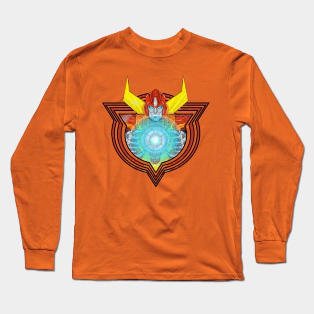 Hot Rod Rodimus Prime Transformers G1 Long Sleeve T-Shirt by nicitadesigns